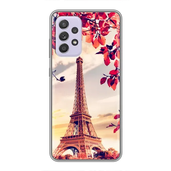 Чехол с рисунком «Paris photo» для Samsung Galaxy A52 5G (A526)