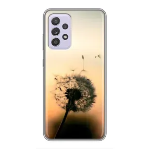 Силиконовый Чехол с одуванчиками на Samsung Galaxy A52 5G (A526) (Роздумаханый одуванчик)