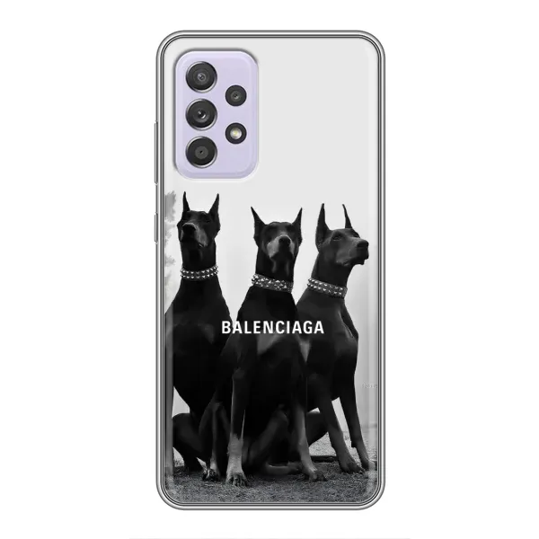 Чехол с рисунком «Три добермана» для Samsung Galaxy A52 5G (A526)