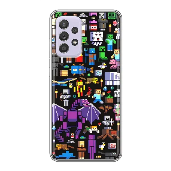Чехол с рисунком «Все персонажи» для Samsung Galaxy A52 5G (A526)
