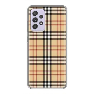 Чехол с Брендами одежды на Самсунг Галакси А52 (Burberry стиль)