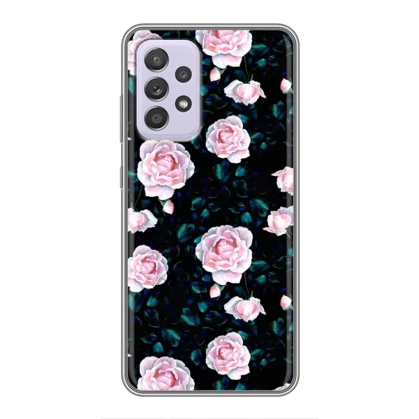 Чехол с рисунком «Чайные розы» для Samsung Galaxy A52 Чехол с рисунком «Чайные розы» для Samsung Galaxy A52