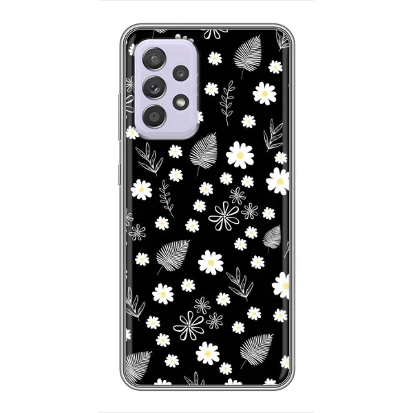 Чехол с рисунком «цветение на чорном» для Samsung Galaxy A52 Чехол с рисунком «цветение на чорном» для Samsung Galaxy A52