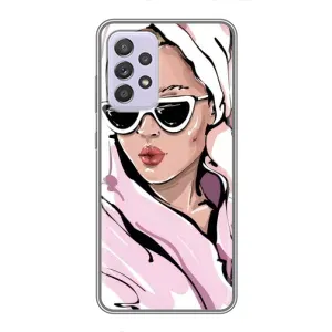 Чохол з картинкою Модні Дівчата Samsung Galaxy A52 (Дівчина в халаті)