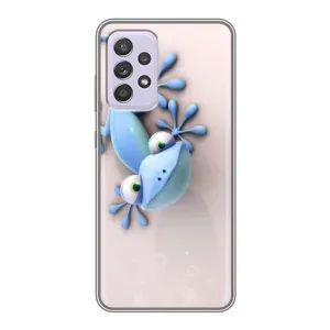 Чехлы с изображением разных животных для Samsung Galaxy A52 (Геккон)