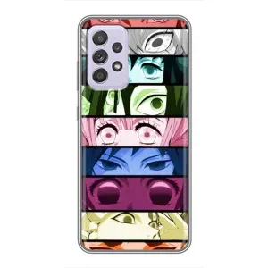 Силиконовые чехлы с глазами Anime для Самсунг Галакси А52 (Глаза Хашира)