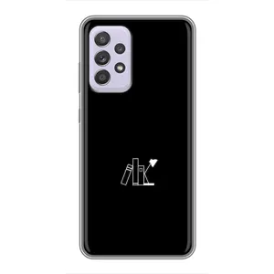 Чохол з картинками на чорному фоні для Samsung Galaxy A52 (Книжки)