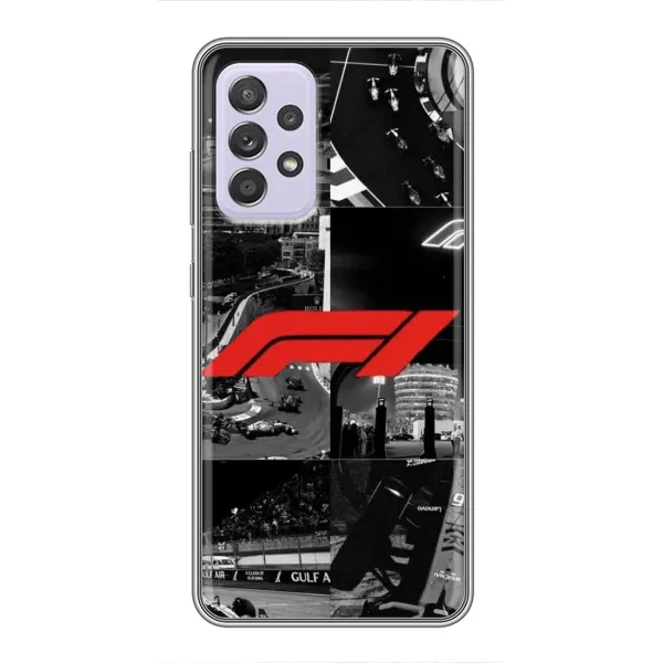 Чехол с рисунком «Коллаж Формула 1» для Samsung Galaxy A52 Чехол с рисунком «Коллаж Формула 1» для Samsung Galaxy A52