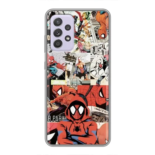 Чехол с рисунком «Комикс Паука» для Samsung Galaxy A52 Чехол с рисунком «Комикс Паука» для Samsung Galaxy A52