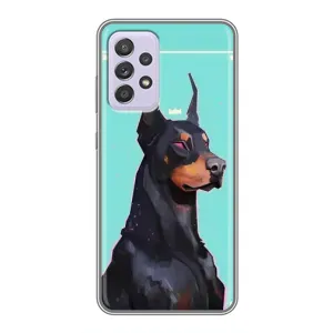 Чехол ДОБЕРМАН для Samsung Galaxy A52 (Король доберман)