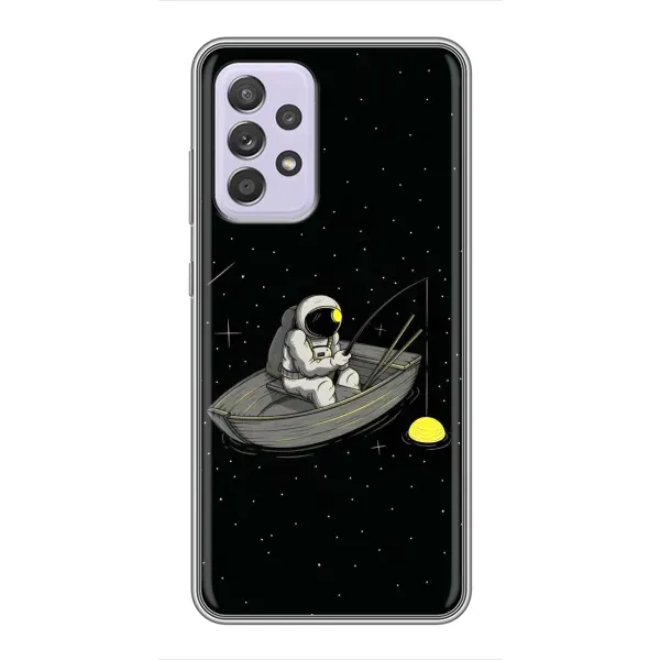 Чехол с рисунком «Космонавт на рыбалке» для Samsung Galaxy A52 Чехол с рисунком «Космонавт на рыбалке» для Samsung Galaxy A52