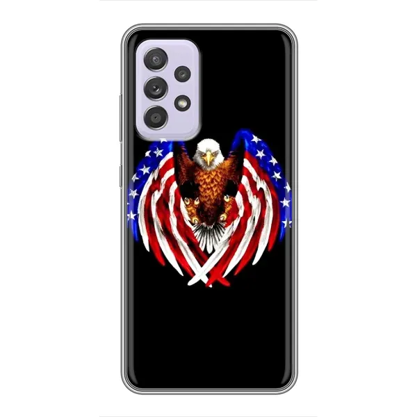 Чехол с рисунком «Крылья США» для Samsung Galaxy A52 Чехол с рисунком «Крылья США» для Samsung Galaxy A52