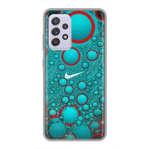 Силіконовый Чохол на Samsung Galaxy A52 з картинкою НАЙК (Найк зелений)