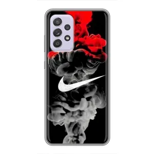 Силіконовый Чохол на Samsung Galaxy A52 з картинкою НАЙК (Nike дим)