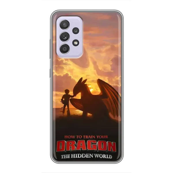 Чехол с рисунком «Постер Беззубика» для Samsung Galaxy A52 Чехол с рисунком «Постер Беззубика» для Samsung Galaxy A52