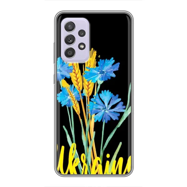 Чехол с рисунком «Ukraine в цветочках» для Samsung Galaxy A52 Чехол с рисунком «Ukraine в цветочках» для Samsung Galaxy A52