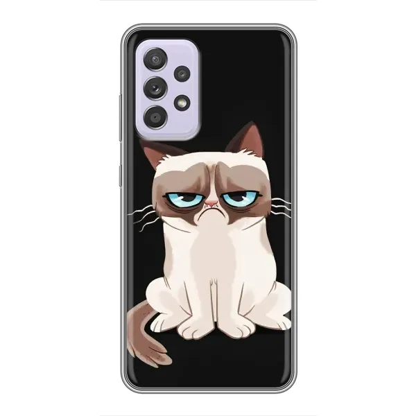 Чехол с рисунком «Взгляд кота» для Samsung Galaxy A52 Чехол с рисунком «Взгляд кота» для Samsung Galaxy A52