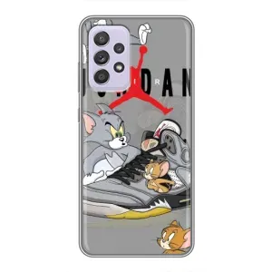 Силиконовый Чехол Nike Air Jordan на Самсунг Галакси А52с (5G) (Air Jordan)