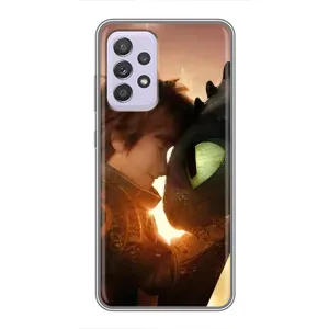 Чехол дракон Беззубик для Samsung Galaxy A52s 5G (A528) (Беззубик и Иккинг)