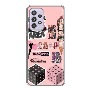 Чехлы с картинкой для Samsung Galaxy A52s 5G (A528) (BLACK PINK коллаж)