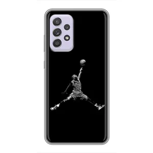 Силиконовый Чехол Nike Air Jordan на Самсунг Галакси А52с (5G) (Джордан)