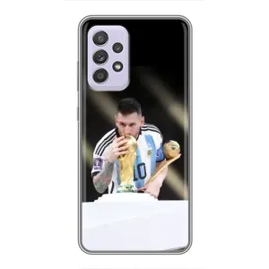 Чехлы Лео Месси Аргентина для Samsung Galaxy A52s 5G (A528) (Кубок Мира)
