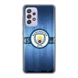 Силиконовые Чехлы принт Футбол на Samsung Galaxy A52s 5G (A528) (ManCity)