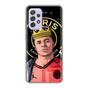 Чехол (TPU) с Футболистом на Samsung Galaxy A52s 5G (A528) (Mbappe King)