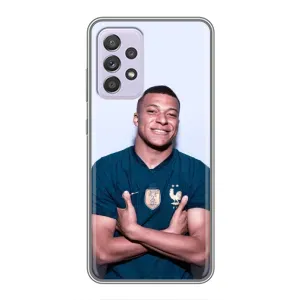 Чехол (TPU) с Футболистом на Samsung Galaxy A52s 5G (A528) (Мбаппешичка)