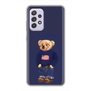 Чехлы Мишка Тедди для Самсунг Галакси А52с (5G) (Мишка USA)