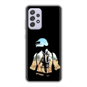 Силиконовый чехол с картинкой "Герой Pubg" на Samsung Galaxy A52s 5G (A528) (Пубг мен)