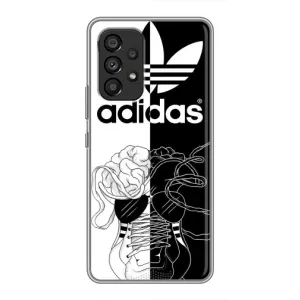 Чехол в стиле "Адидас" для Самсунг Галакси А53 (5G) (Adidas шнурки)