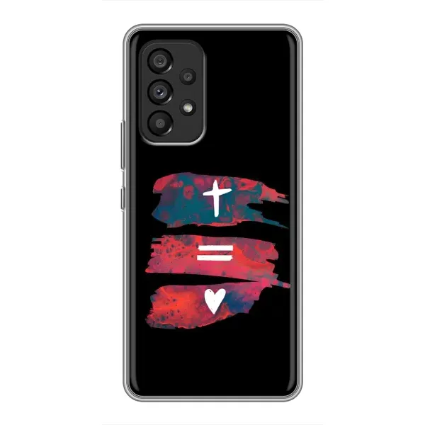 Чехол с рисунком «Атрибутика» для Samsung Galaxy A53 (5G)