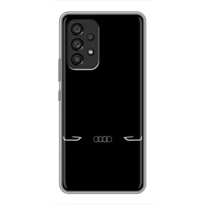 Силіконовий бампер з картинкою машини на Samsung Galaxy A53 (5G) (Сілует Audi)
