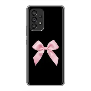 Чохол банти для Samsung Galaxy A53 (5G) (Бант на чорному)