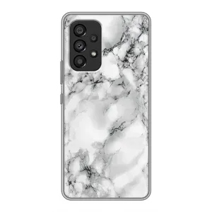 Чохол з текстурою Мрамора на Самсунг Галаксі А53 (5G) (Білий мрамор)