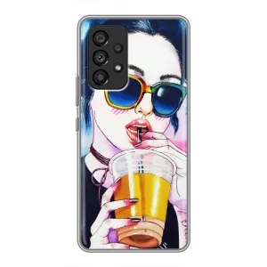 Чохол з картинкою Модні Дівчата Samsung Galaxy A53 (5G) (Дівчина з коктейлем)