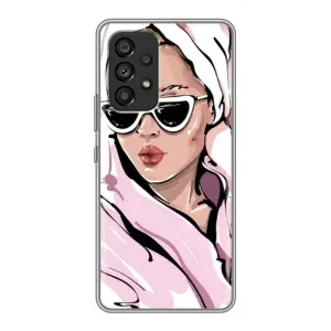 Чохол з картинкою Модні Дівчата Samsung Galaxy A53 (5G) (Дівчина в халаті)