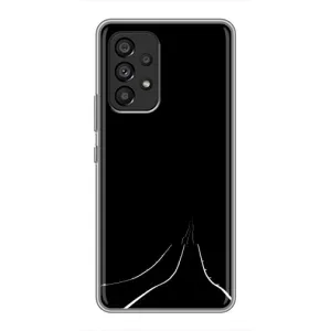 Чехол с картинками на черном фоне для Samsung Galaxy A53 (5G) (Дорога)