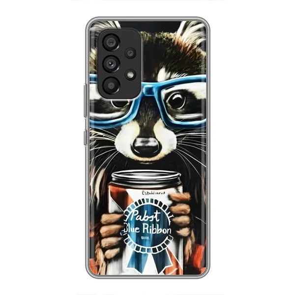 Чохол з малюнком «Єнот в окулярах» для Samsung Galaxy A53 (5G) Чохол з малюнком «Єнот в окулярах» для Samsung Galaxy A53 (5G)