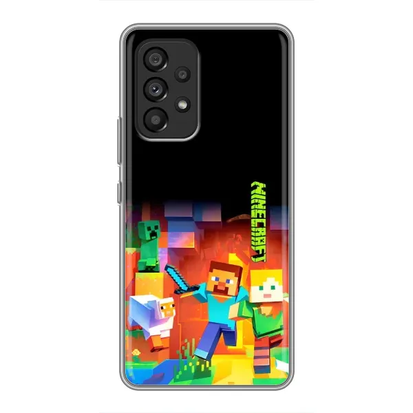 Чехол с рисунком «Герой Майнкрафт» для Samsung Galaxy A53 (5G) Чехол с рисунком «Герой Майнкрафт» для Samsung Galaxy A53 (5G)