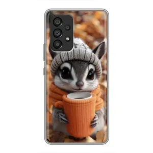 Друкований чохол 'Звірята з кавою' для Samsung Galaxy A53 (5G)