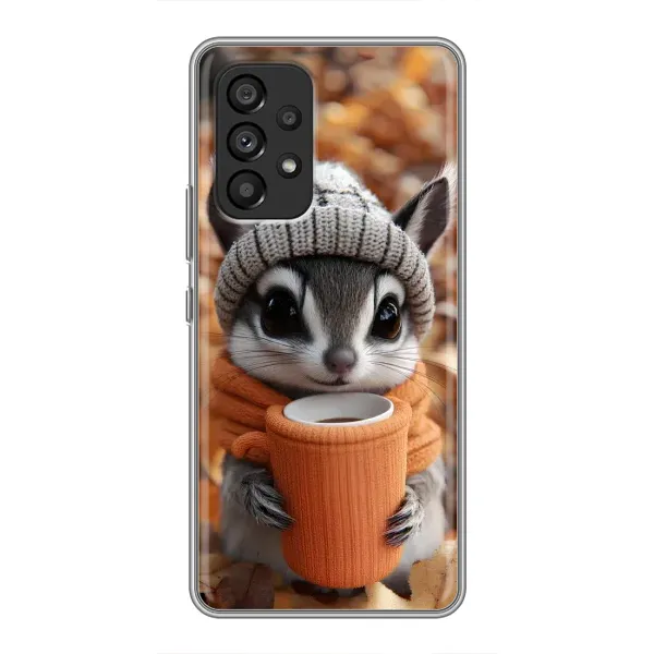 Чехол с рисунком «Грызунчик с кофе» для Samsung Galaxy A53 (5G) Чехол с рисунком «Грызунчик с кофе» для Samsung Galaxy A53 (5G)