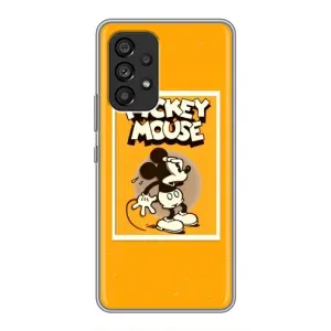 Чехлы с принтом Микки Маус на Samsung Galaxy A53 (5G) (Испуганный Микки)