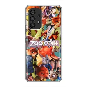 Силиконовый чехол с принтом Зоотрополіс для Samsung Galaxy A53 (5G) (Коллаж героев)