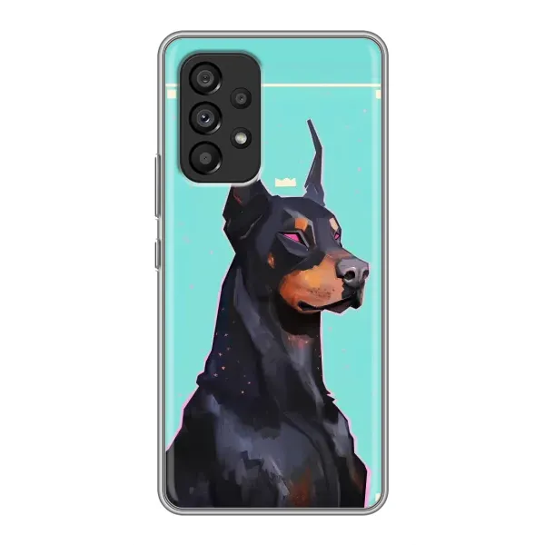 Чехол с рисунком «Король доберман» для Samsung Galaxy A53 (5G) Чехол с рисунком «Король доберман» для Samsung Galaxy A53 (5G)