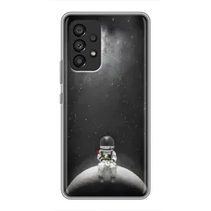 Силіконовый Чохол з принтом "Космонавти" на Samsung Galaxy A53 (5G) (Космонавт романтик)