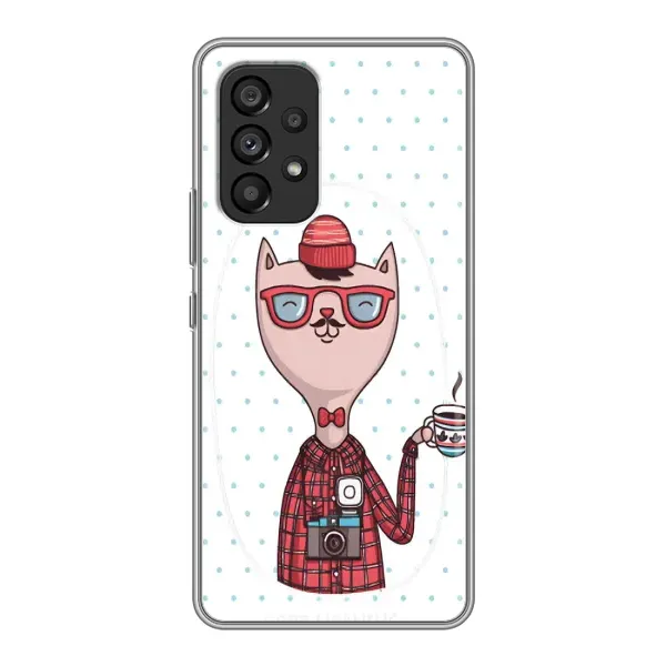 Чехол с рисунком «Кот аристократ» для Samsung Galaxy A53 (5G) Чехол с рисунком «Кот аристократ» для Samsung Galaxy A53 (5G)