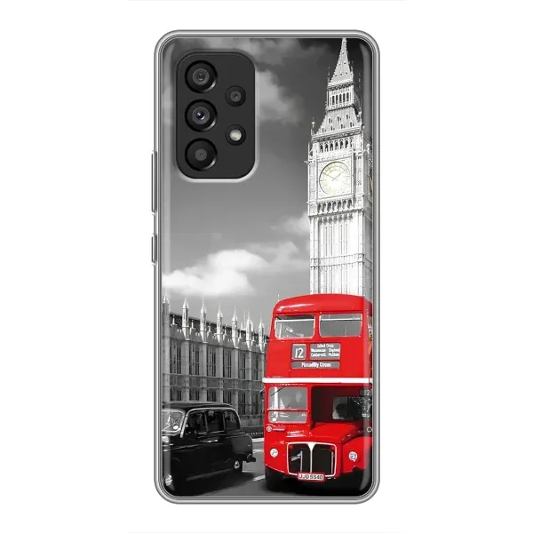 Чехол с рисунком «Красный автобус» для Samsung Galaxy A53 (5G) Чехол с рисунком «Красный автобус» для Samsung Galaxy A53 (5G)