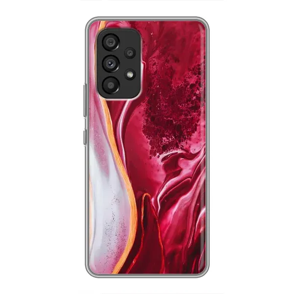 Чехол с рисунком «Красный мрамор» для Samsung Galaxy A53 (5G) Чехол с рисунком «Красный мрамор» для Samsung Galaxy A53 (5G)